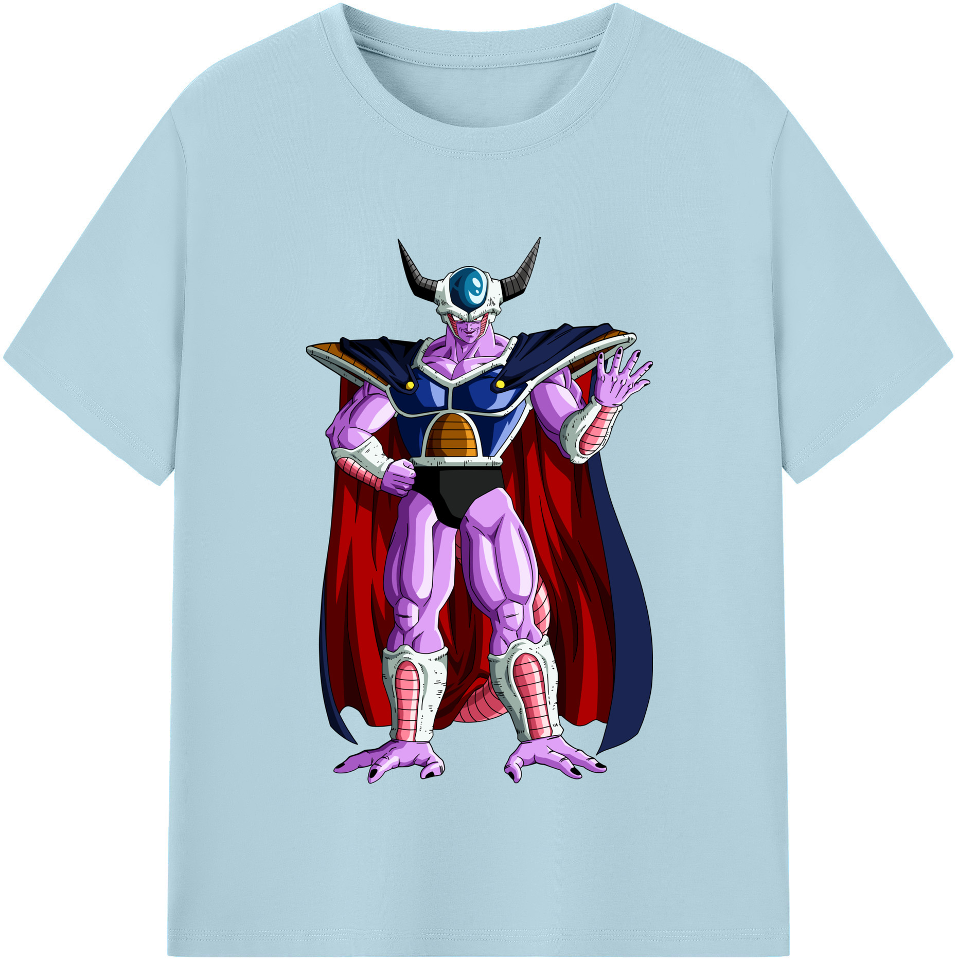 （画像用） ドラゴンボール コルド大王 DRAGON BALL King Cold 綿100％半袖Tシャツ（フロントプリント）